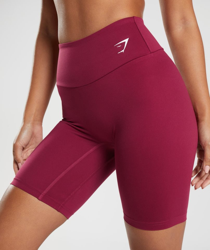 Women's Gymshark Training Cycling Shorts Fuchsia | NZ 3YXMVA